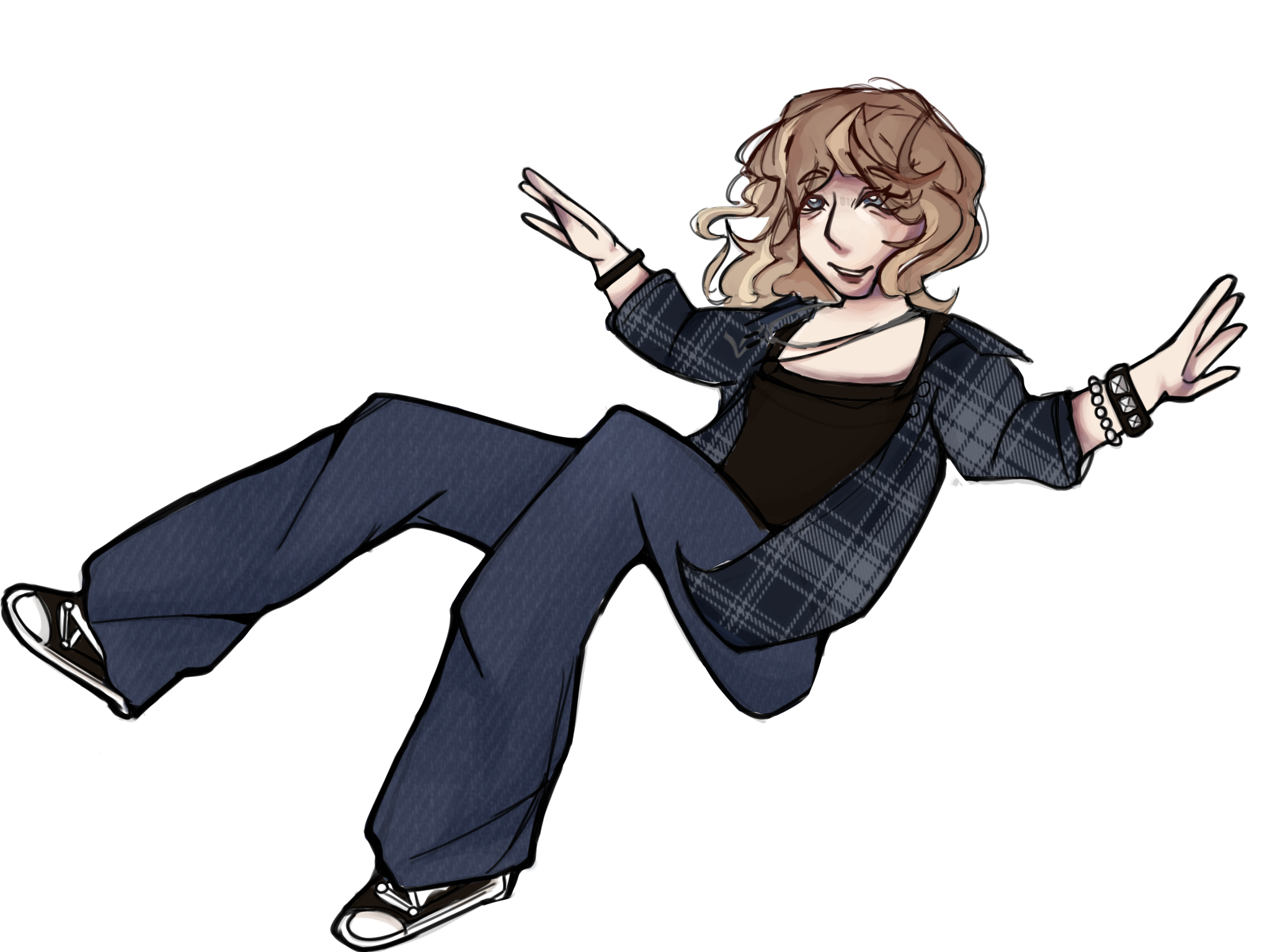 Floating character art